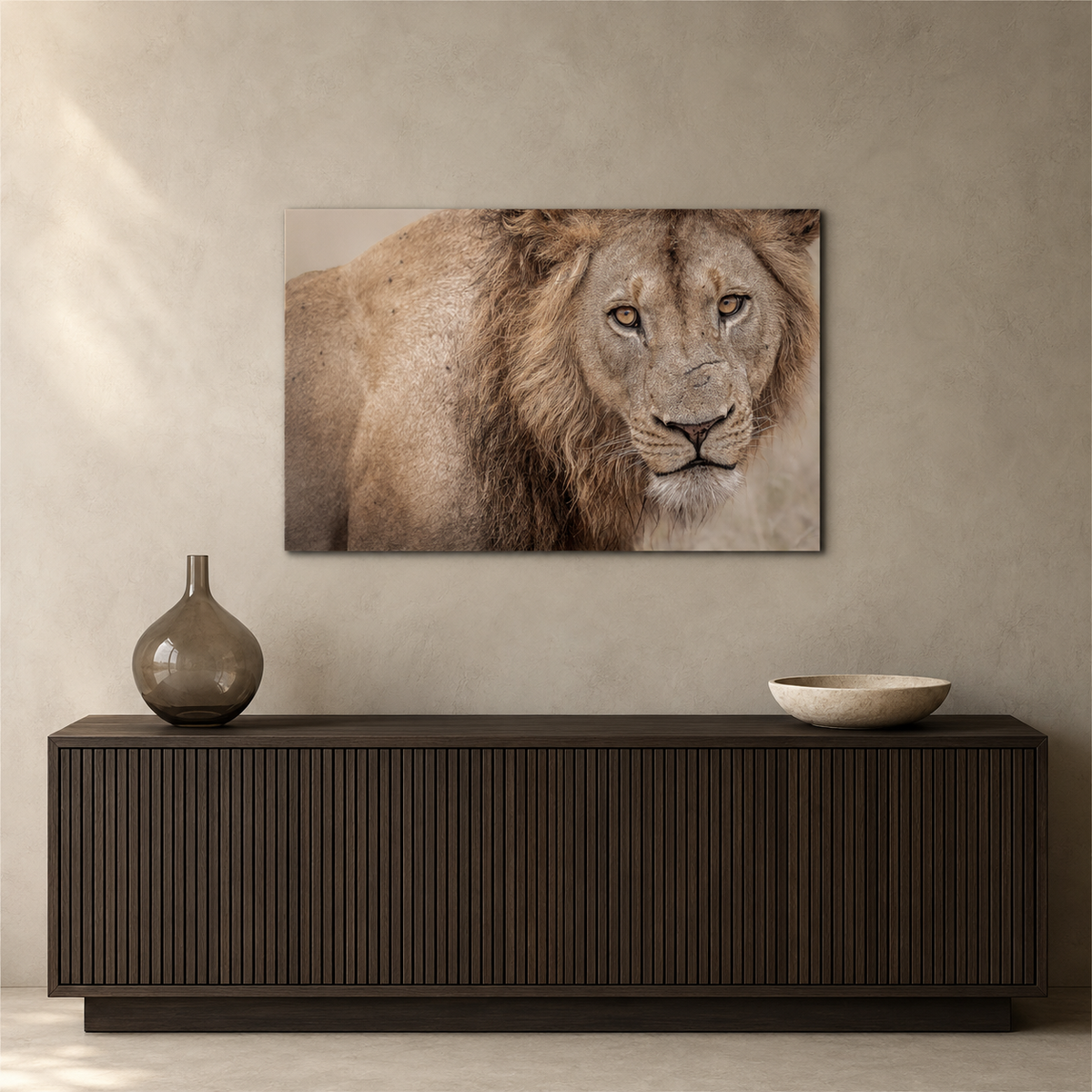 The Golden Mane / Alu-dibond Print